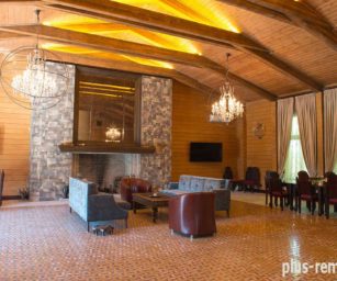 Строительство каминного зала:  поселок Шульгино